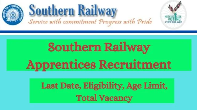 Southern Railway Apprentices Recruitment