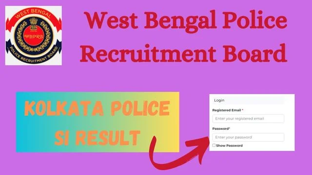 Kolkata Police SI Result