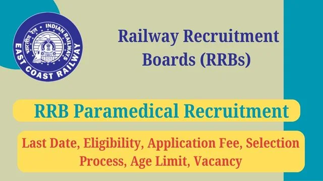 RRB Paramedical Recruitment