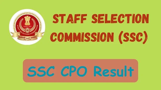 SSC CPO Result