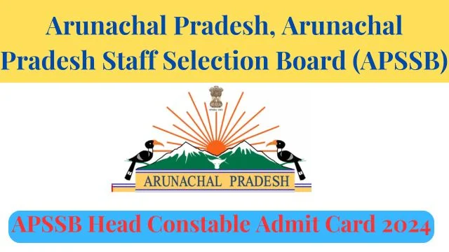 APSSB Head Constable Admit Card 2024