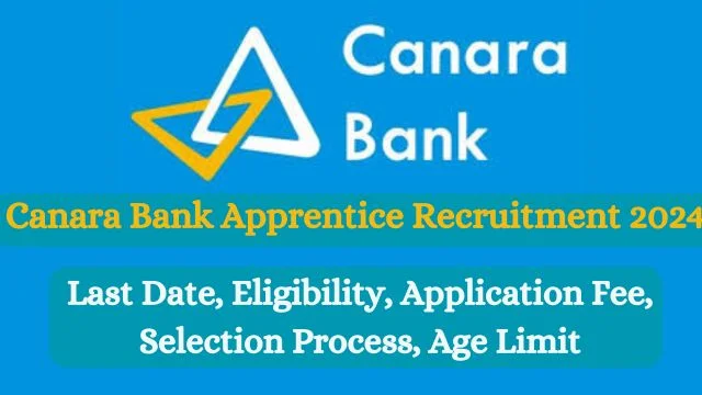 Canara Bank Apprentice Recruitment 2024