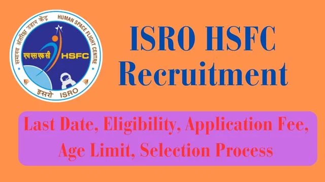 ISRO HSFC Recruitment