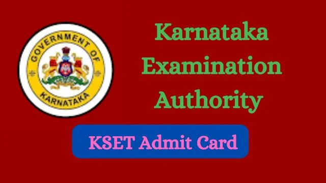 KSET Admit Card