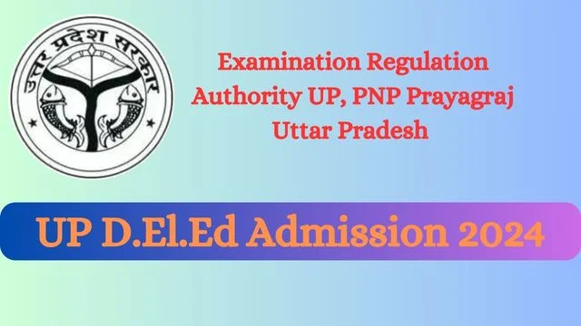 UP D.El.Ed Admission 2024