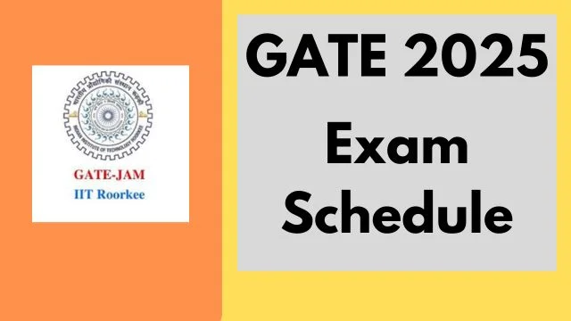 GATE 2025 Exam Schedule