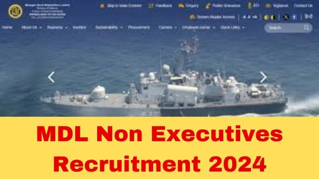 MDL Non Executives Recruitment 2024